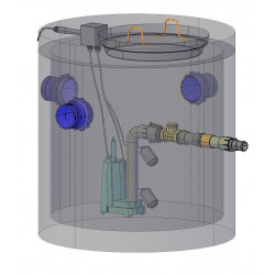 3'x3' Pump Tank | American Concrete Industries