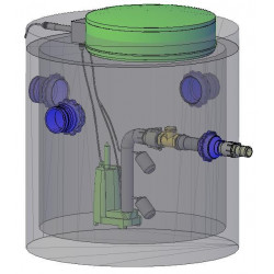 3'x3' Pump Tank (New Style) | American Concrete Industries