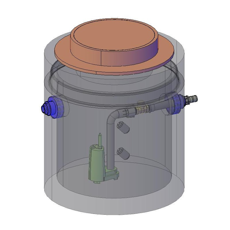 3' Manhole Pump Tank | American Concrete Industries