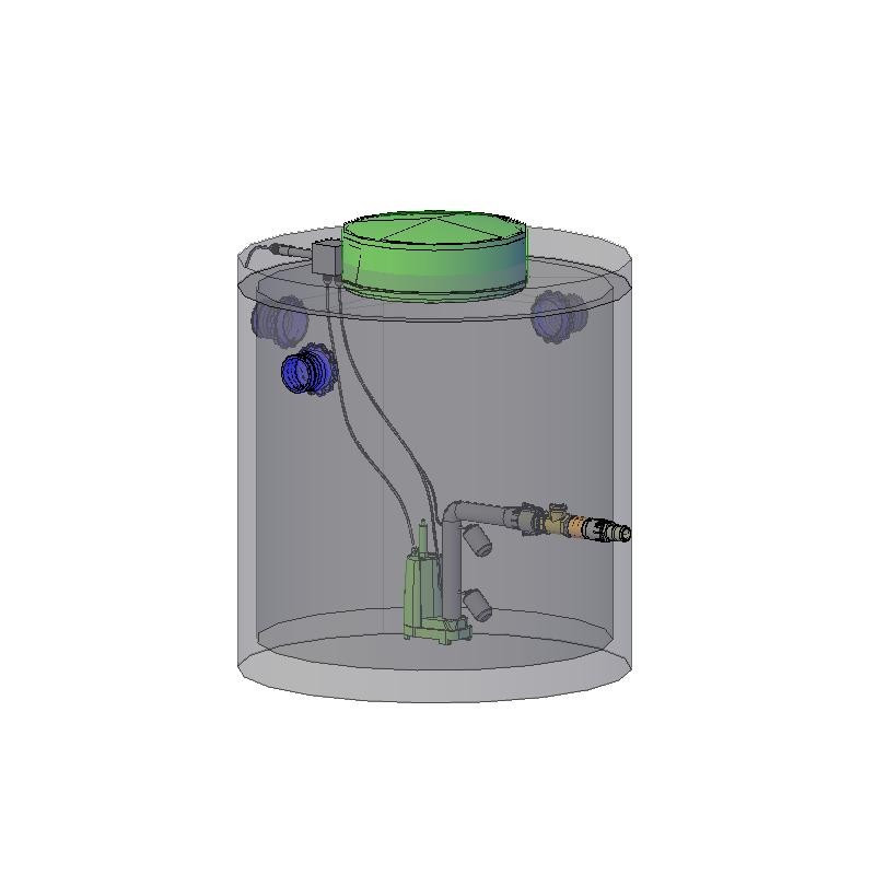 4'x4' Pump Tank (NS) | American Concrete Industries