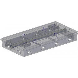 4x8 End Feed Flow Diffusers | American Concrete Industries
