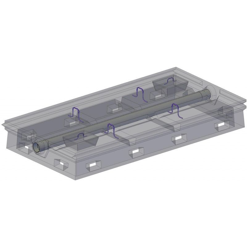 4x8 End Feed Flow Diffusers | American Concrete Industries