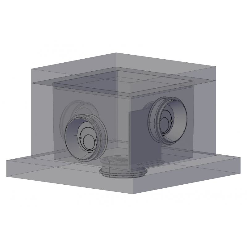 3 Outlet Bottom-Feed D-Box | American Concrete Industries