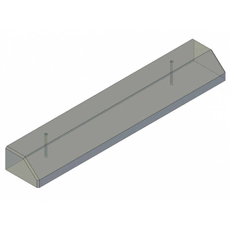 Curb Stop - Type 1 (7.5" High) | American Concrete Industries